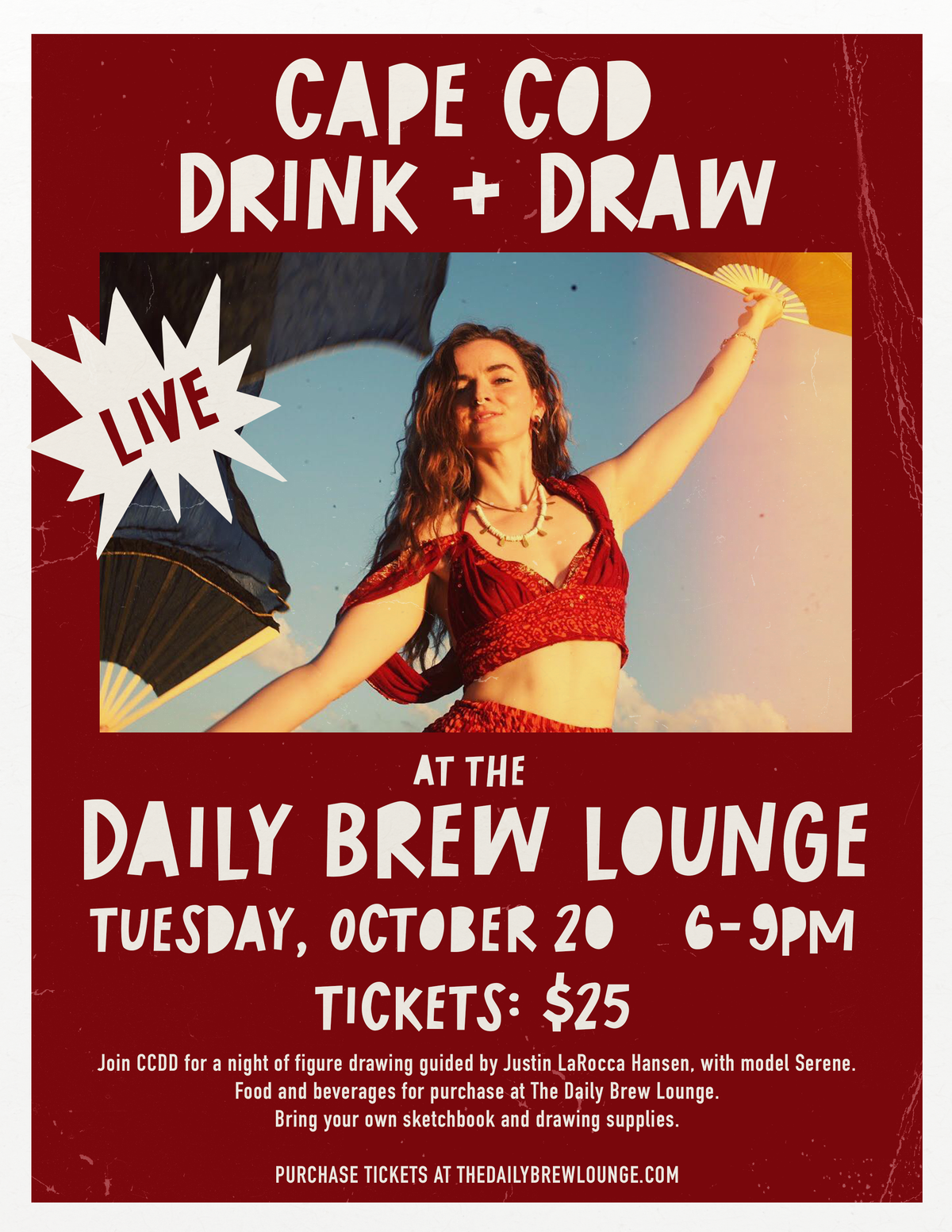 Cape Cod Drink + Draw: Halloween Edition