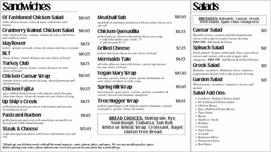 Menus – Daily Brew Coffee House & Lounge