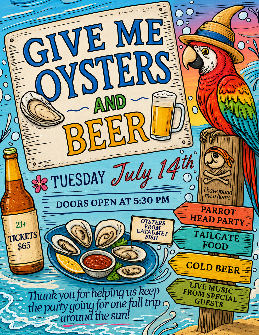 Oysters & Beer: One Year Anniversary Party