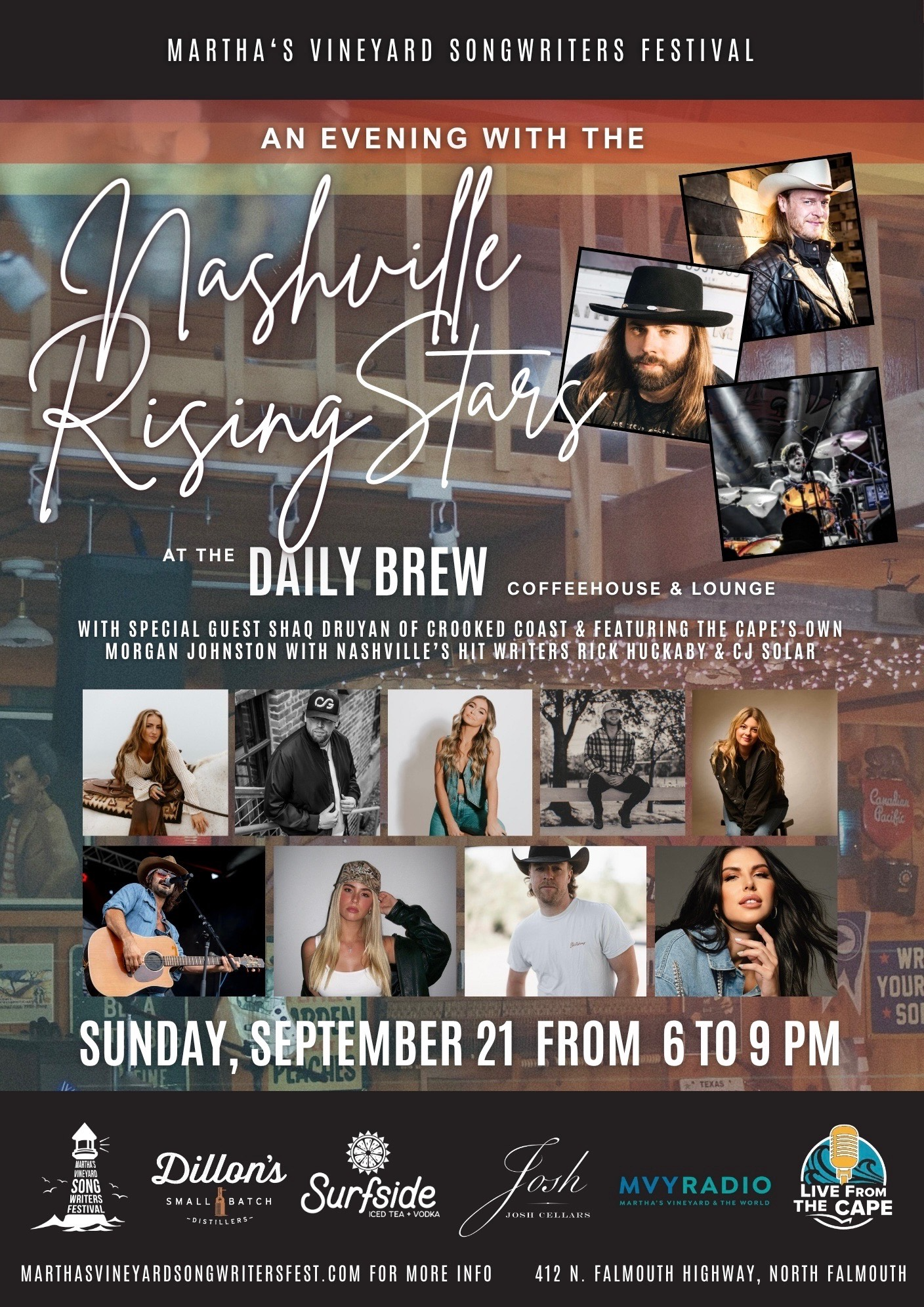Martha's Vineyard Songwriters Festival: Nashville Rising Stars